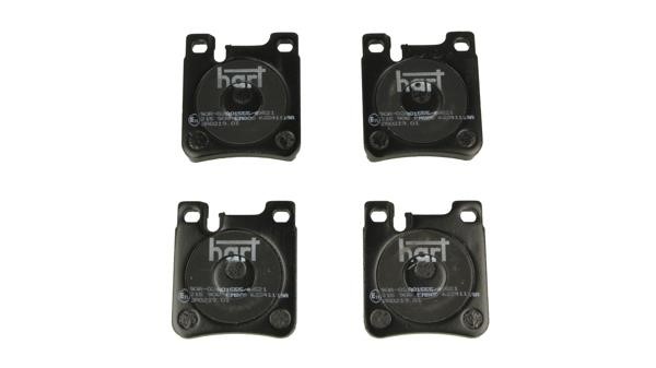 Hart 215 908 Brake Pad Set, disc brake 215908