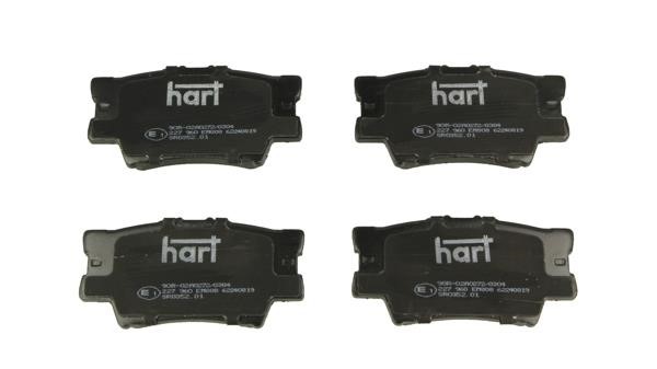 Hart 227 960 Brake Pad Set, disc brake 227960