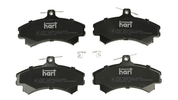 Hart 230 956 Brake Pad Set, disc brake 230956