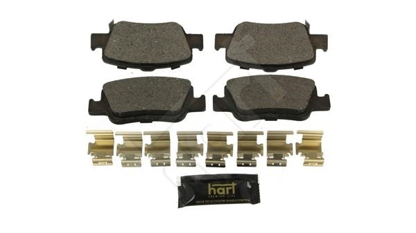 Hart 252 293 Brake Pad Set, disc brake 252293