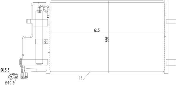 619538 Hart AC Condenser