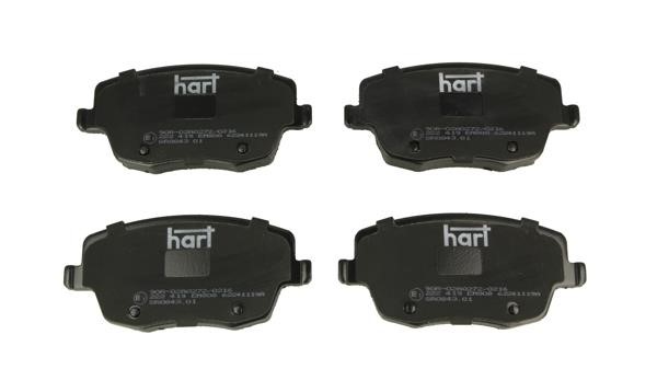 Hart 222 419 Brake Pad Set, disc brake 222419