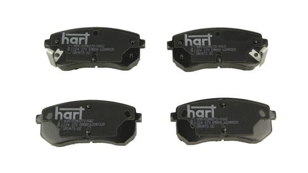 Hart 224 173 Brake Pad Set, disc brake 224173