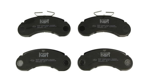 Hart 221 607 Brake Pad Set, disc brake 221607
