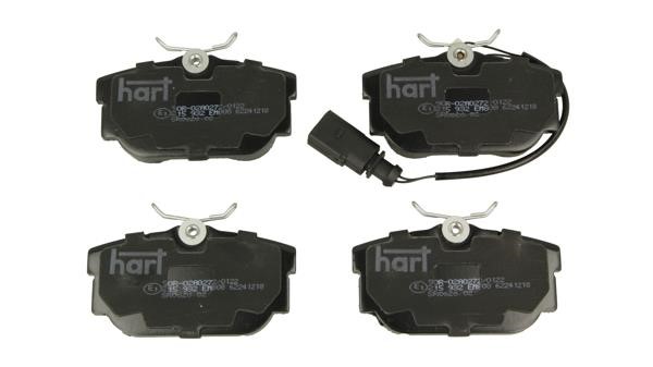 Hart 215 932 Brake Pad Set, disc brake 215932