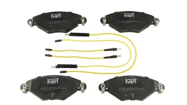 Hart 221 100 Brake Pad Set, disc brake 221100
