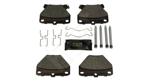 Hart 248 909 Brake Pad Set, disc brake 248909