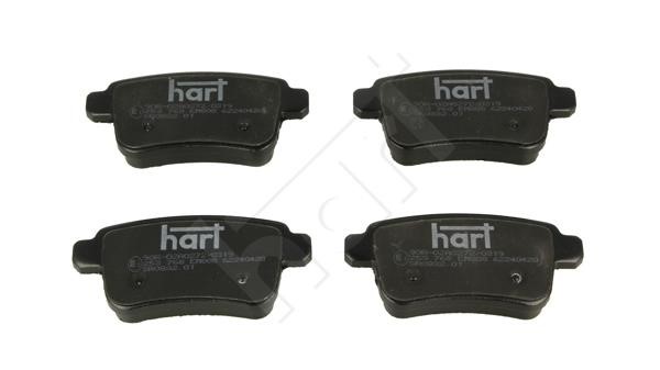 Hart 253 768 Brake Pad Set, disc brake 253768