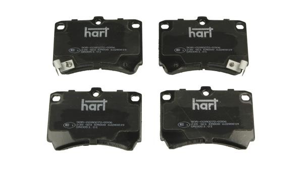 Hart 215 921 Brake Pad Set, disc brake 215921