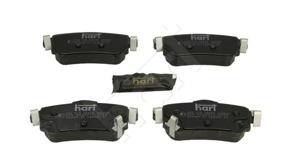 Hart 256 510 Brake Pad Set, disc brake 256510