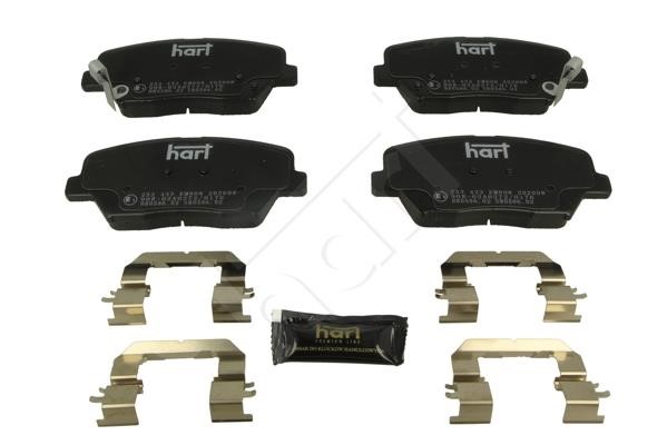 Hart 253 433 Brake Pad Set, disc brake 253433