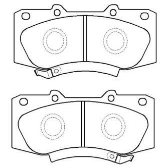 Hsb HP9961 Brake Pad Set, disc brake HP9961