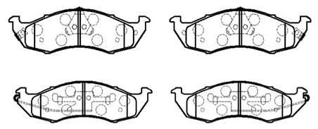 Hsb HP5068 Brake Pad Set, disc brake HP5068