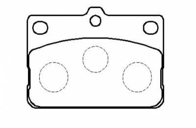 Hsb HP8473 Brake Pad Set, disc brake HP8473
