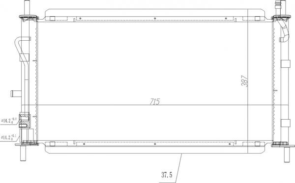 Hart 627 730 Cooler Module 627730 627730 Hart Cooler Module