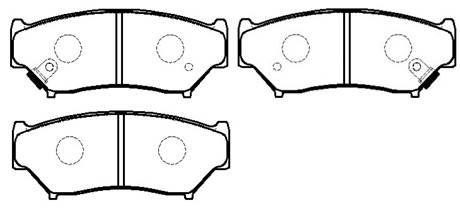 Hsb HP9469 Brake Pad Set, disc brake HP9469