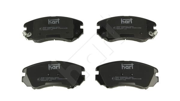 Hart 221 663 Brake Pad Set, disc brake 221663