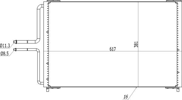 614543 Hart AC Condenser