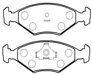 Hsb HP8537 Brake Pad Set, disc brake HP8537