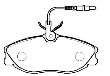 Hsb HP9417 Brake Pad Set, disc brake HP9417