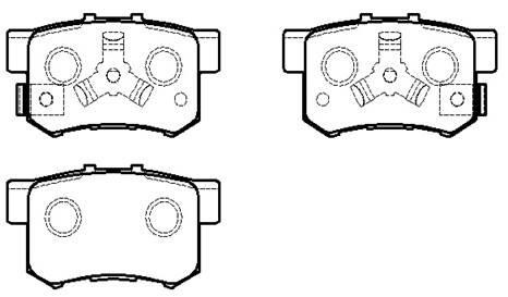 Hsb HP5209 Brake Pad Set, disc brake HP5209