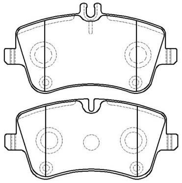 Hsb HP5191 Brake Pad Set, disc brake HP5191