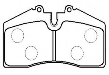 Hsb HP8402 Brake Pad Set, disc brake HP8402