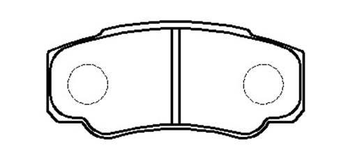 Hsb HP9613 Brake Pad Set, disc brake HP9613