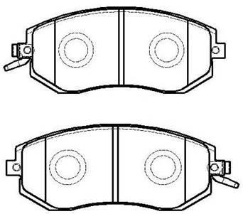 Hsb HP5294 Front disc brake pads, set HP5294