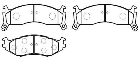 Hsb HP9425 Brake Pad Set, disc brake HP9425