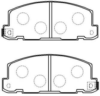 Hsb HP8194 Brake Pad Set, disc brake HP8194