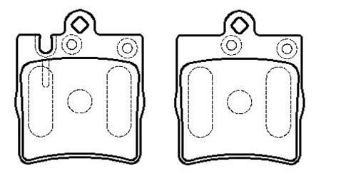 Hsb HP9534 Brake Pad Set, disc brake HP9534