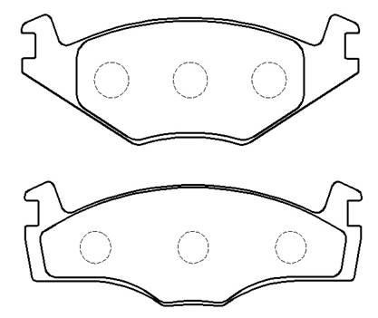 Hsb HP9008 Brake Pad Set, disc brake HP9008