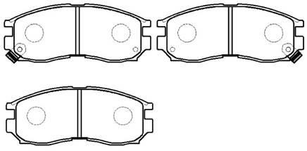 Hsb HP5064 Brake Pad Set, disc brake HP5064