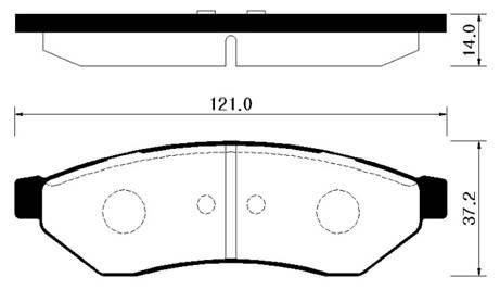 Hsb HP2018 Brake Pad Set, disc brake HP2018