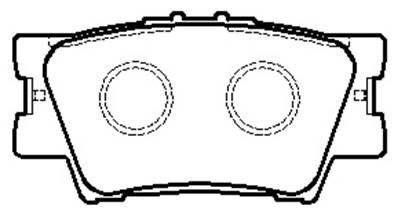 Hsb HP5178 Brake Pad Set, disc brake HP5178