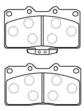 Hsb HP9270 Brake Pad Set, disc brake HP9270