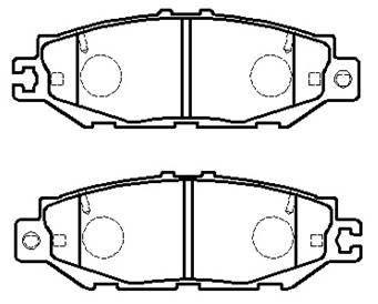 Hsb HP5072 Brake Pad Set, disc brake HP5072