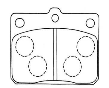 Hsb HP8148 Brake Pad Set, disc brake HP8148