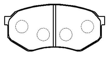 Hsb HP9118 Brake Pad Set, disc brake HP9118