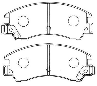 Hsb HP8439 Brake Pad Set, disc brake HP8439