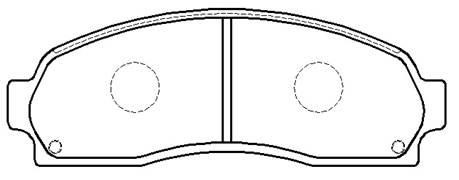 Hsb HP5103 Brake Pad Set, disc brake HP5103