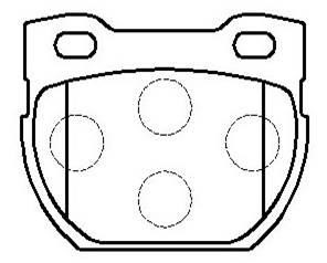 Hsb HP9452 Brake Pad Set, disc brake HP9452