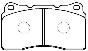 Hsb HP9569 Brake Pad Set, disc brake HP9569