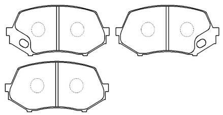 Hsb HP9818 Brake Pad Set, disc brake HP9818