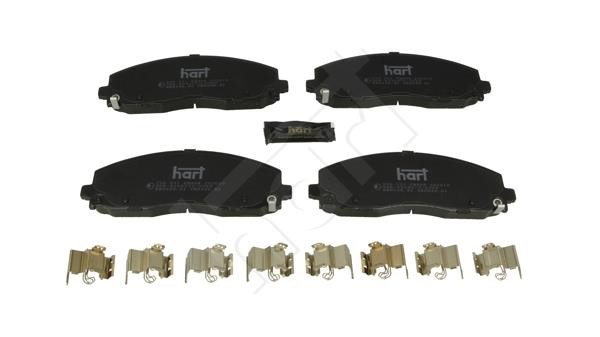 Hart 256 531 Brake Pad Set, disc brake 256531