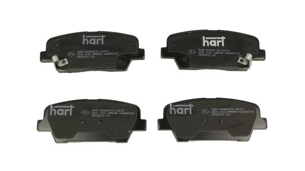 Hart 254 212 Brake Pad Set, disc brake 254212