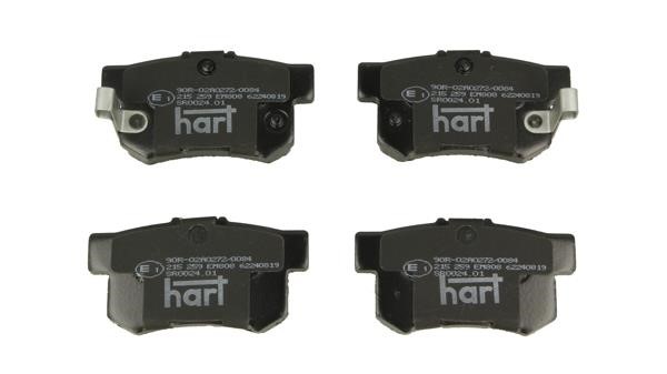 Hart 215259 Brake Pad Set, disc brake 215259
