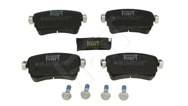 Hart 256 516 Brake Pad Set, disc brake 256516