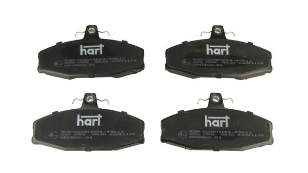 Hart 226 058 Brake Pad Set, disc brake 226058